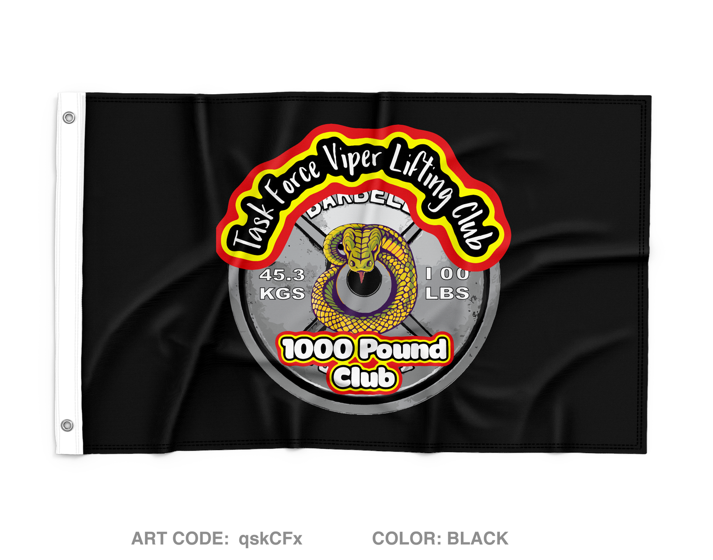 Task Force Viper Gym Wall Flag - qskCFx
