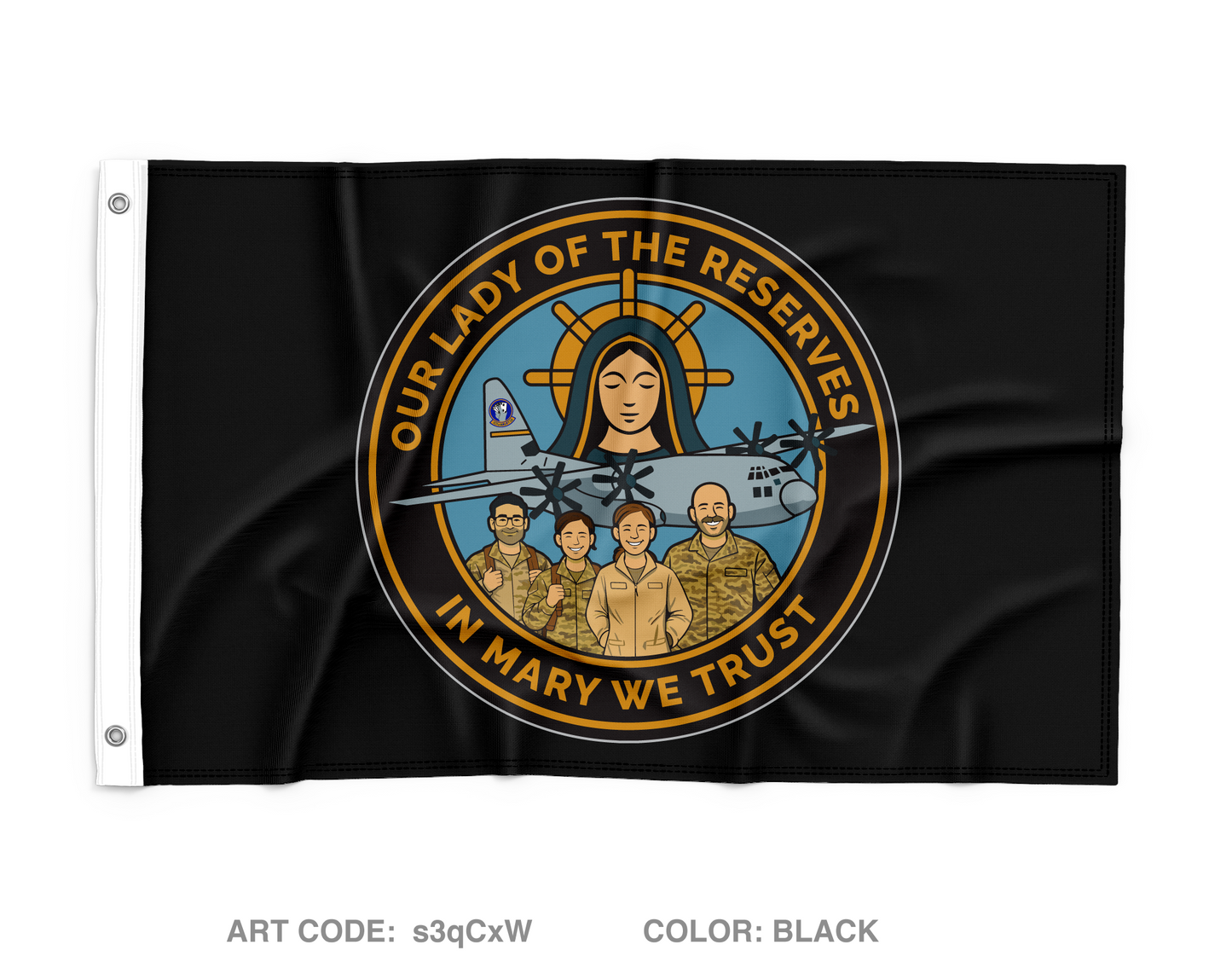 61st EAS Store 1 Wall Flag - s3qCxW