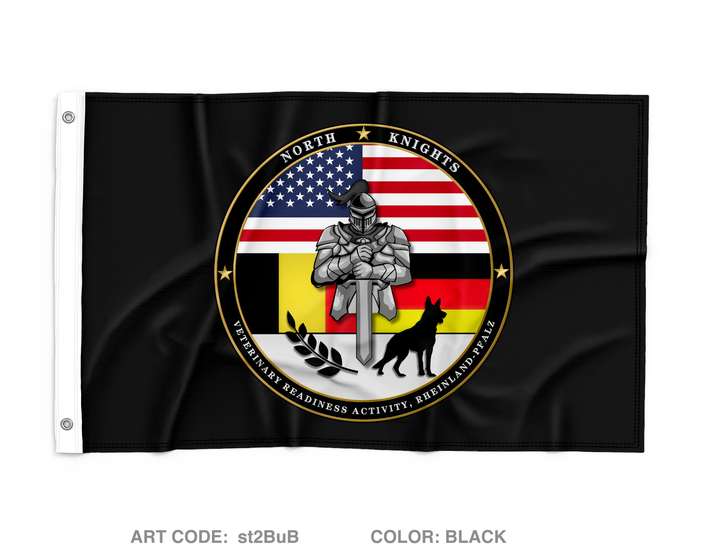 Veterinary Readiness Activity, Rheinland-Pfalz Wall Flag - st2BuB