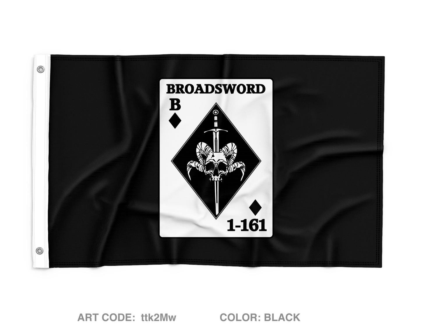 BOLD COMPANY, 1ST BN 161ST INFANTRY REGIMENT Wall Flag - ttk2Mw