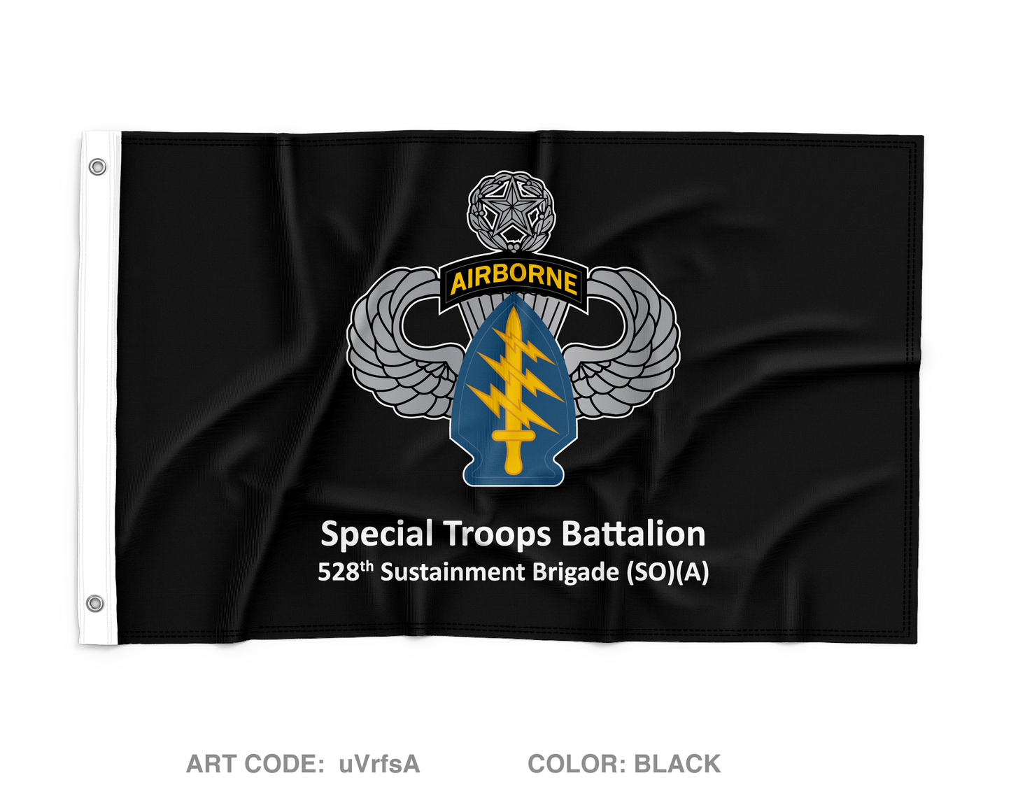 Special Troops Battalion, 528th Sustainment Brigade Wall Flag - uVrfsA