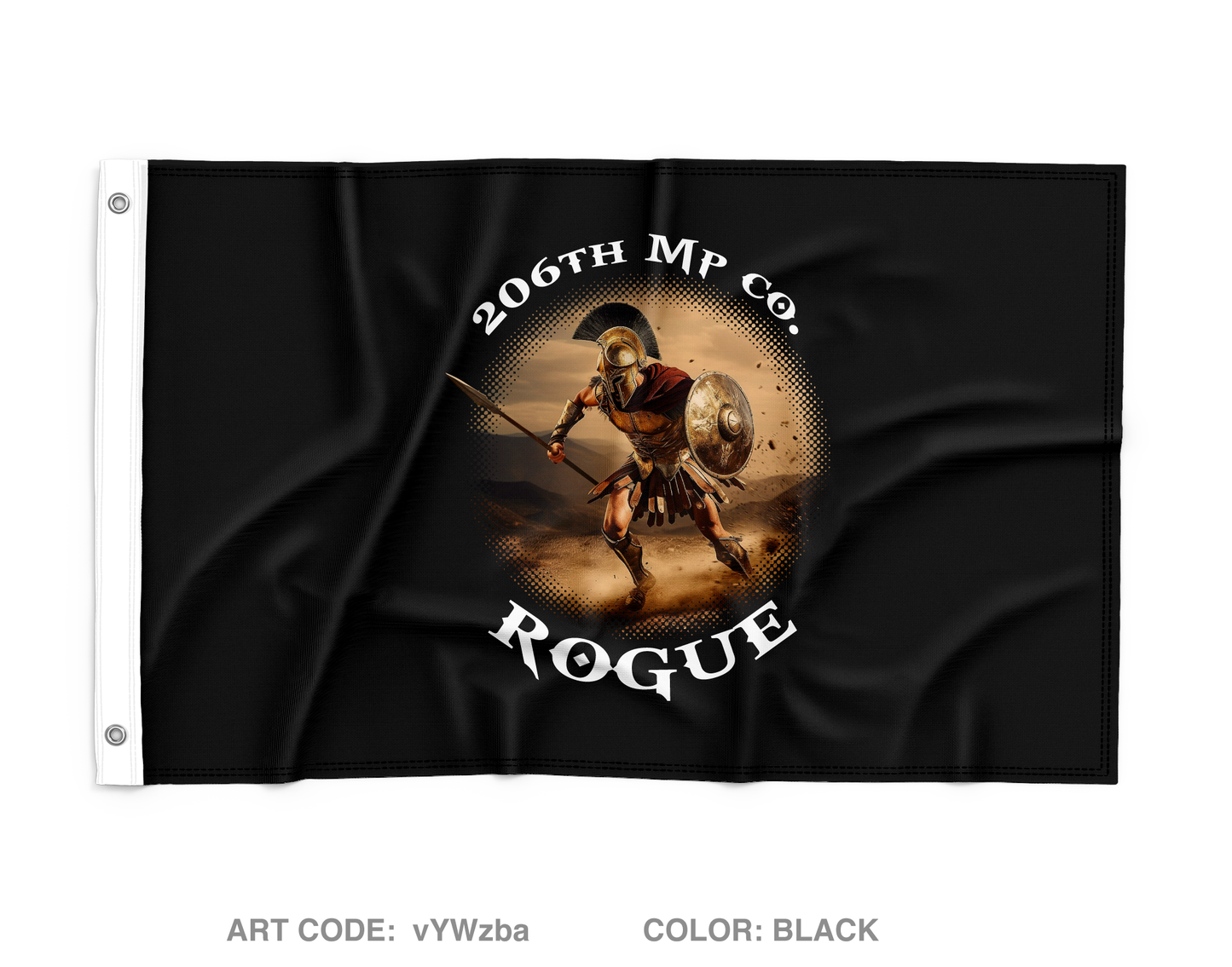 206th MP CO Wall Flag - vYWzba