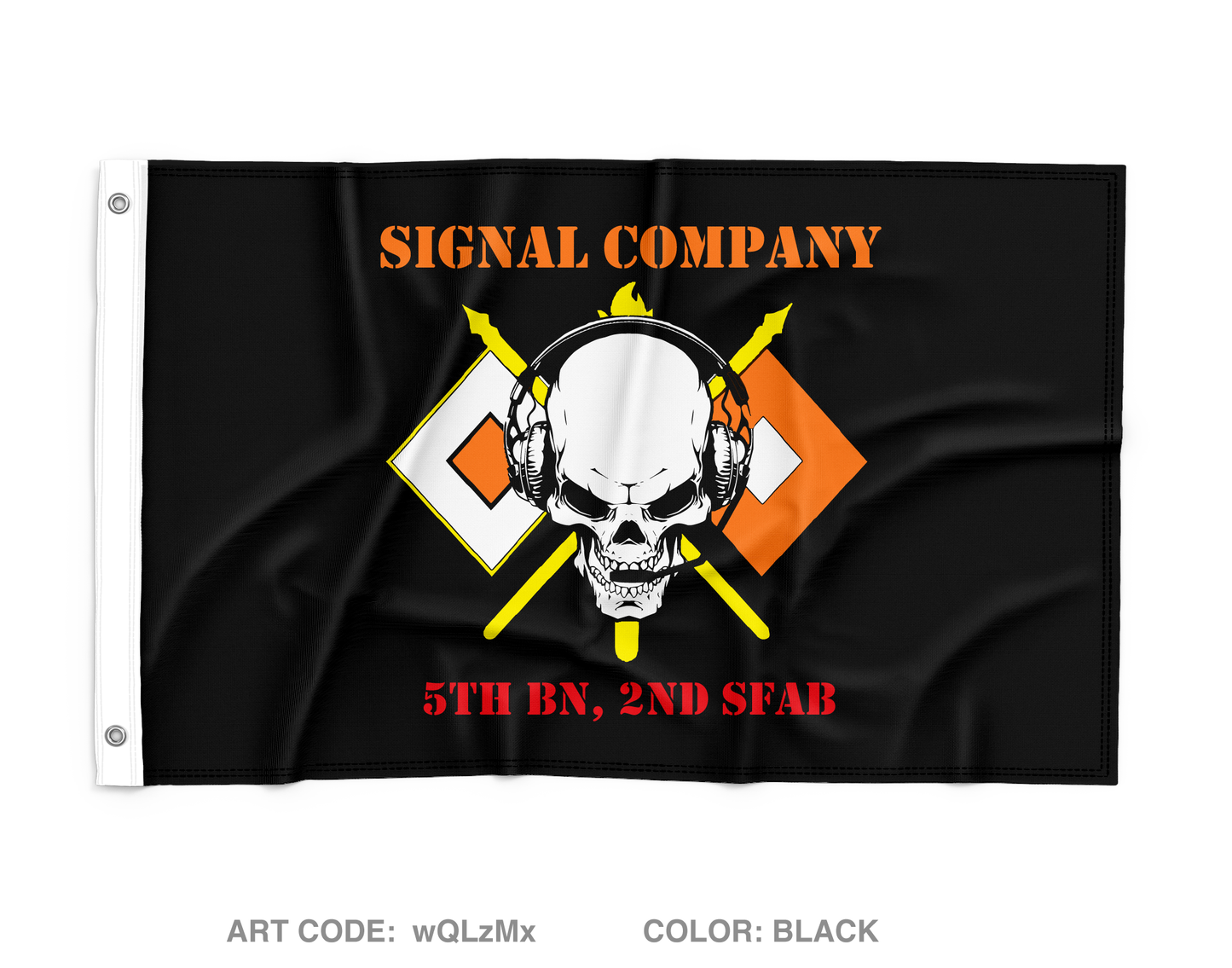 C Co, 5th BN, 2 SFAB Wall Flag - wQLzMx