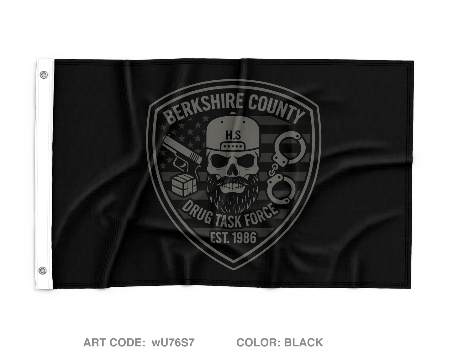 Berkshire County Drug Task Force Wall Flag - wU76S7