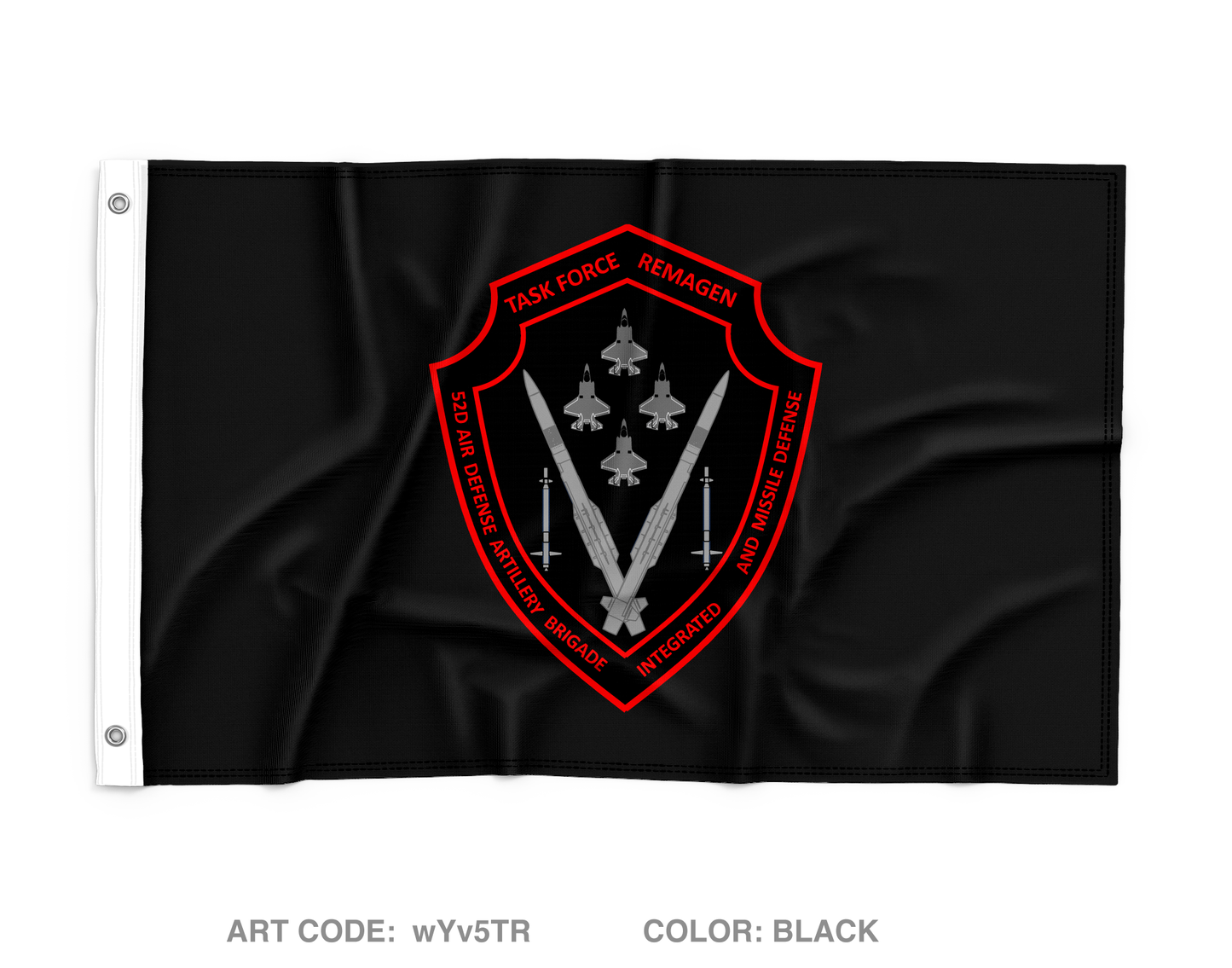 52D ADA BDE Wall Flag - wYv5TR