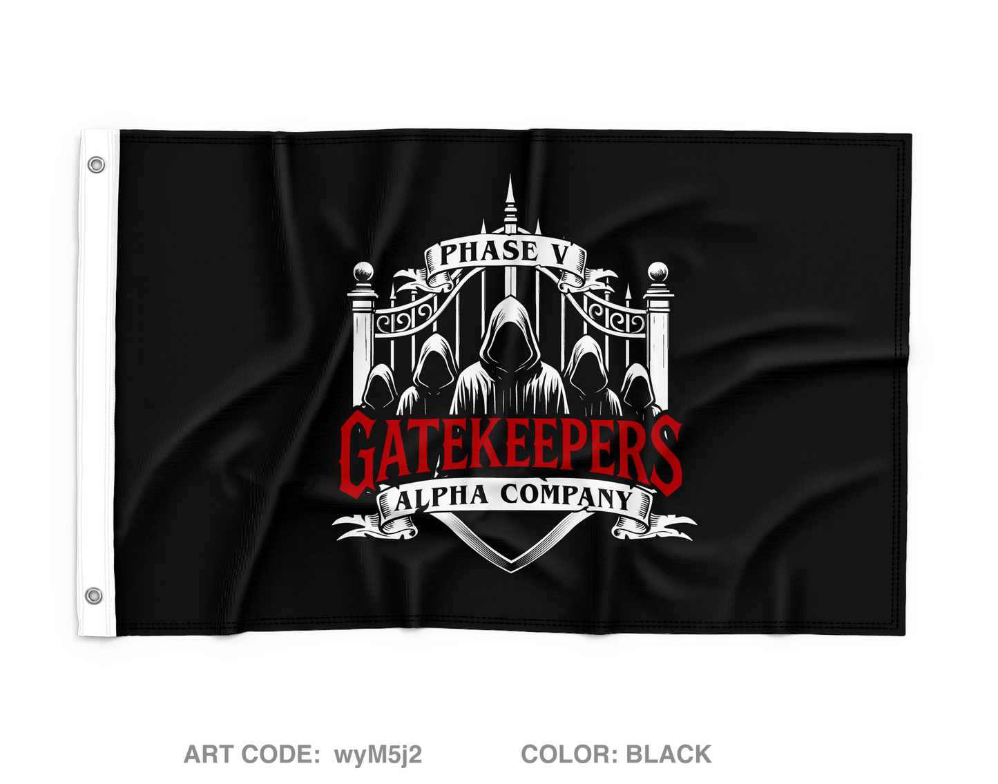 Phase V, 229th MI BN Wall Flag - wyM5j2