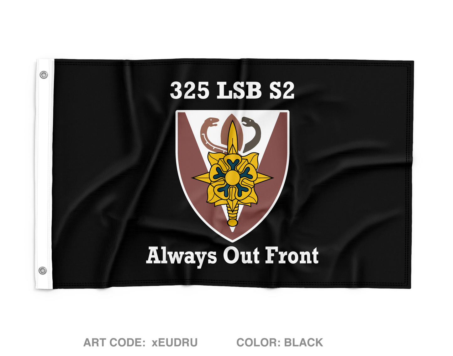 S2, 325 LSB, 3/25 ID Wall Flag - xEUDRU