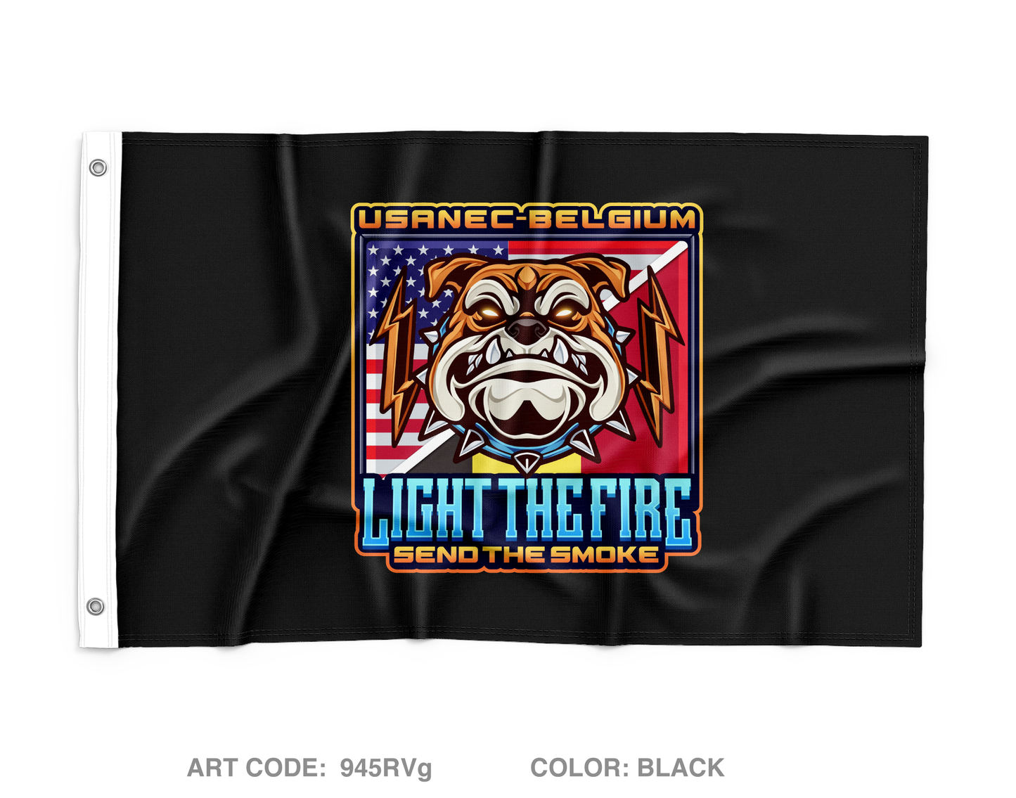 USASA-Belgium Wall Flag - 945RVg