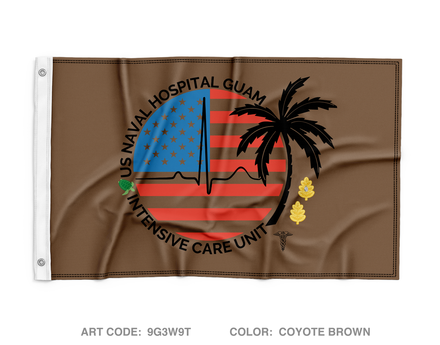 Intensive Care Unit Wall Flag - 9G3W9T