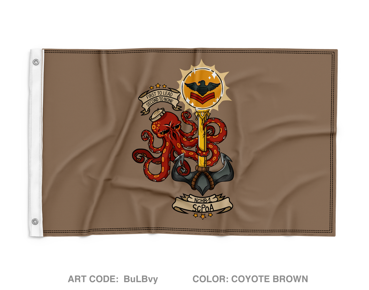 NCHB-1 SCPOA Wall Flag - BuLBvy
