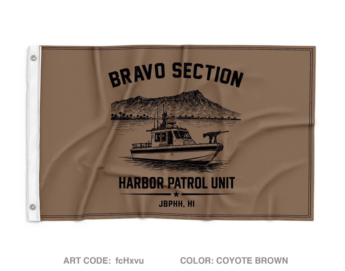 JBPHH HPU BRAVO SECTION Wall Flag - fcHxvu