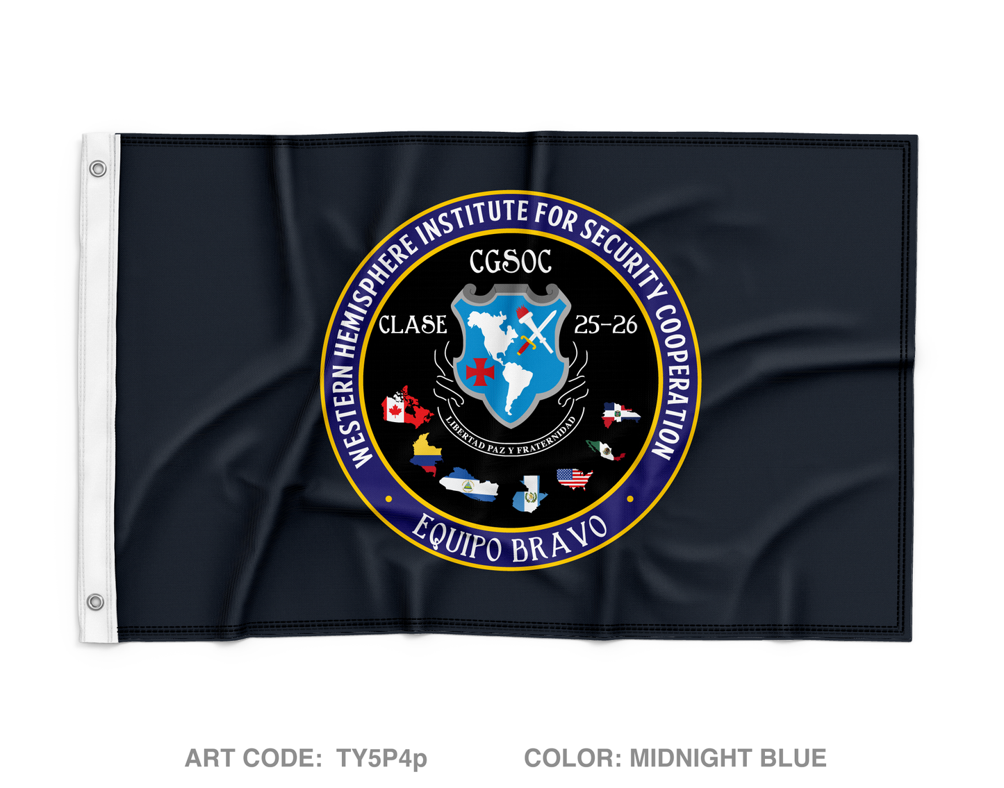 Military Unit (School) Wall Flag - TY5P4p