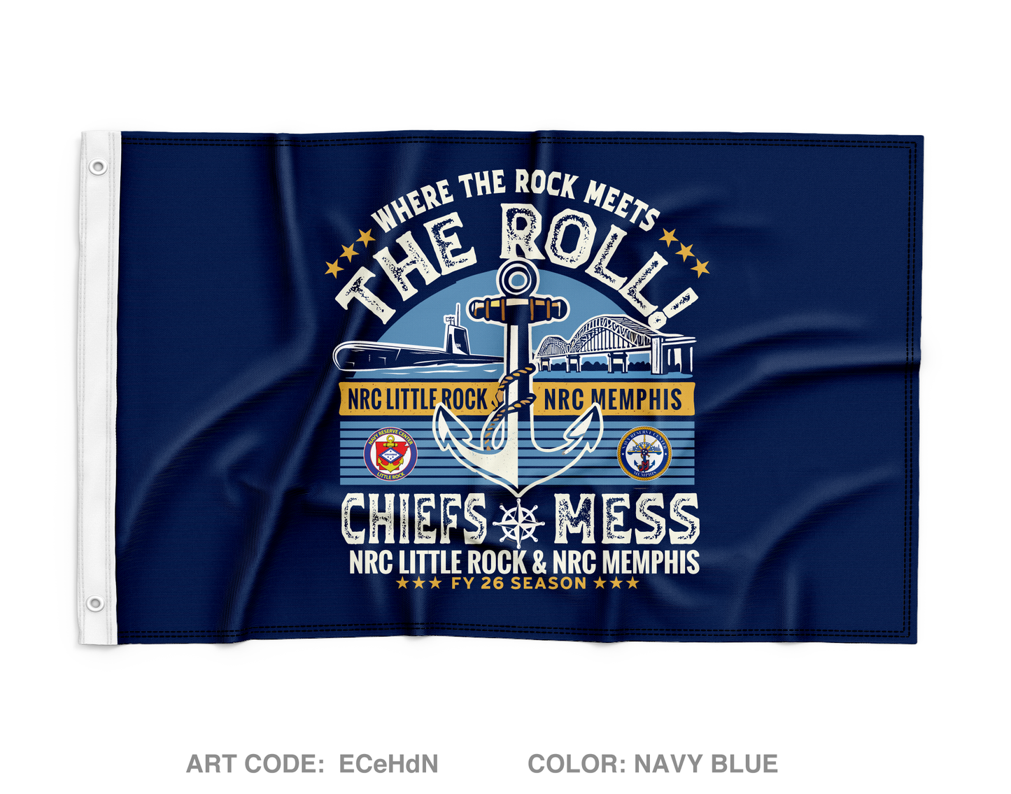 NRC Memphis CPOA Wall Flag - ECeHdN