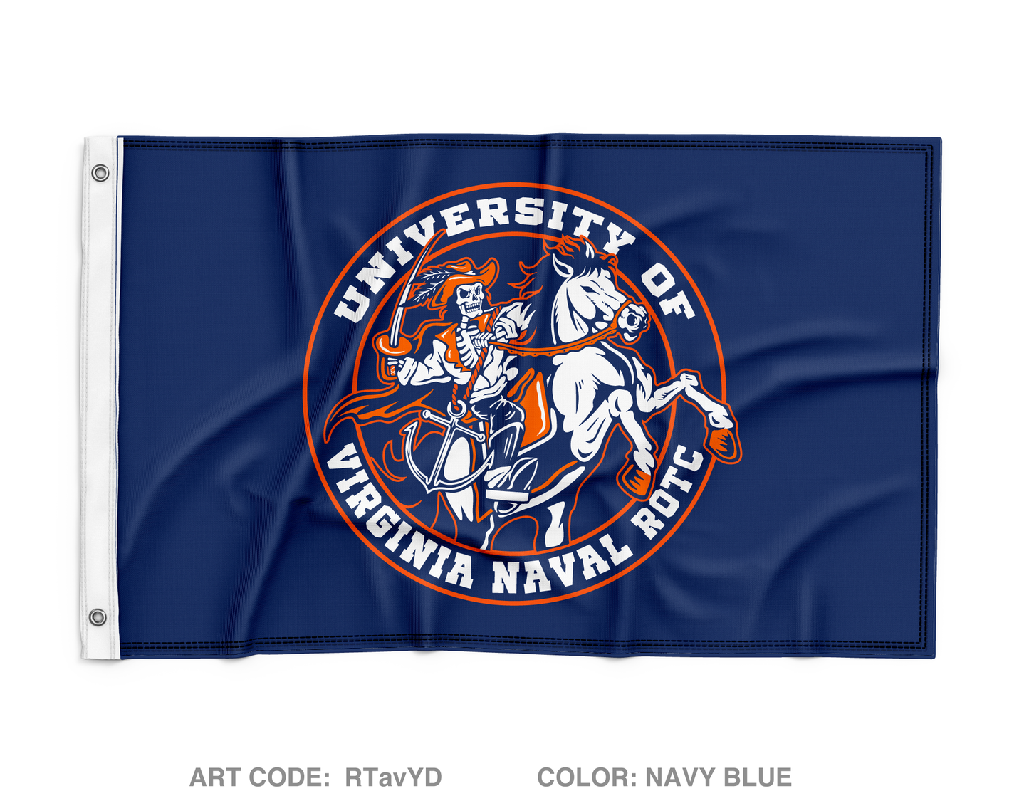 UVA NROTC Wall Flag - RTavYD