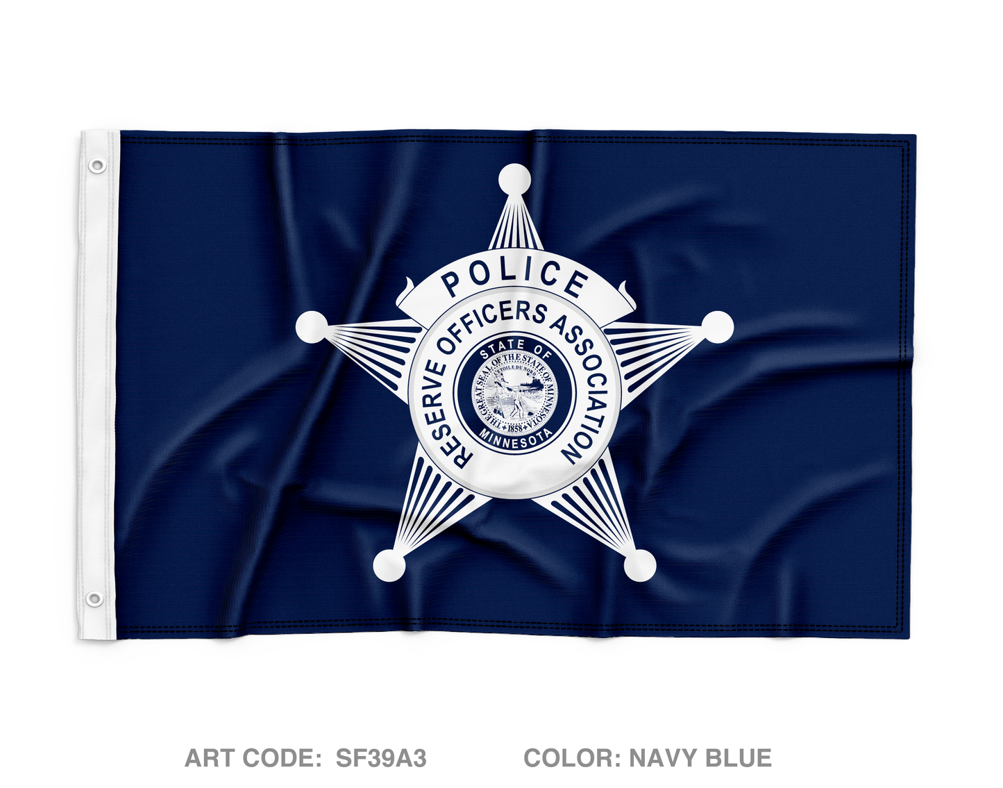 Minnesota Police Reserve Officers Association Wall Flag - SF39A3