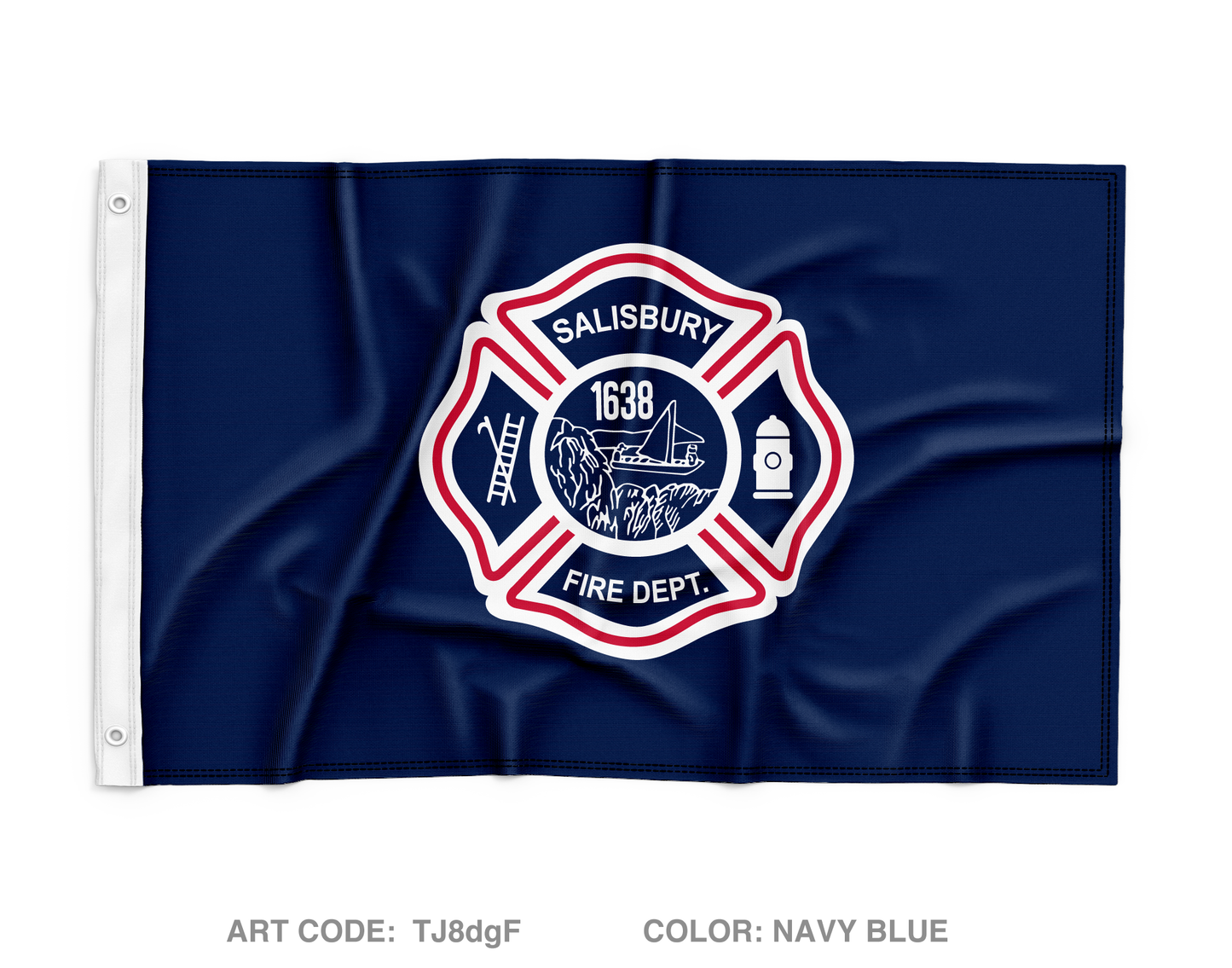 Salisbury Fire Department Wall Flag - TJ8dgF