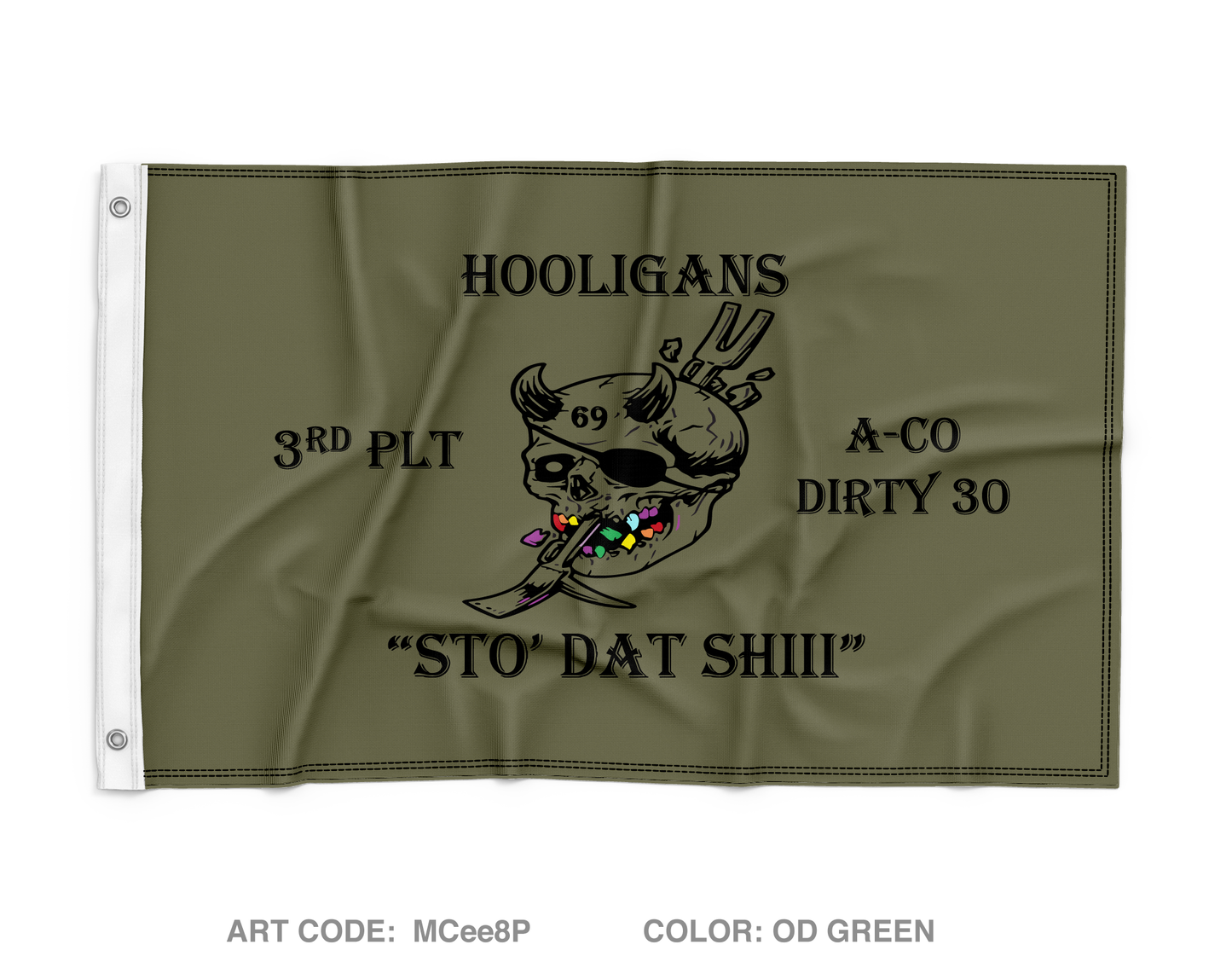 HOOLIGANS Store 1 Wall Flag - MCee8P