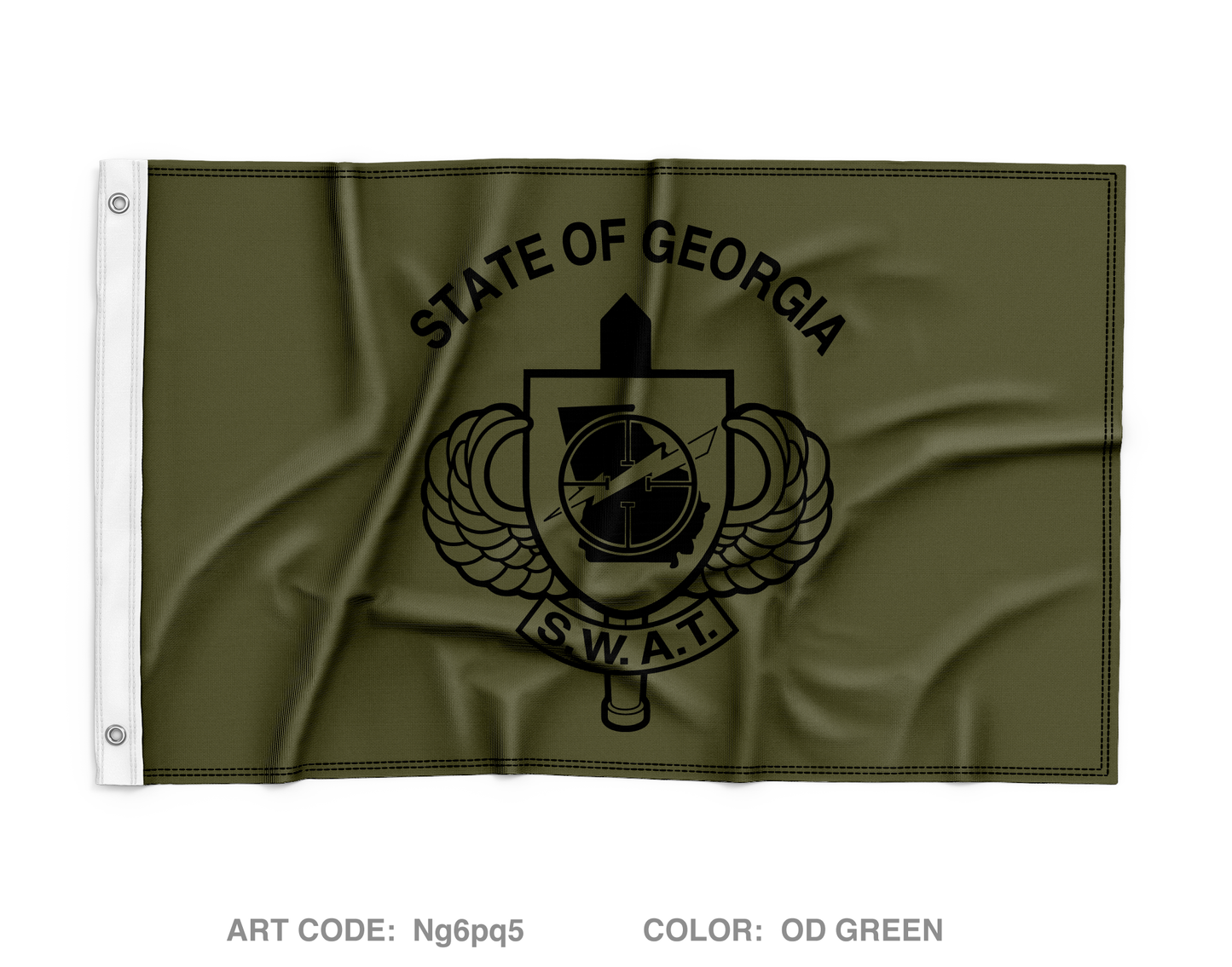S.O.G SWAT Wall Flag - Ng6pq5