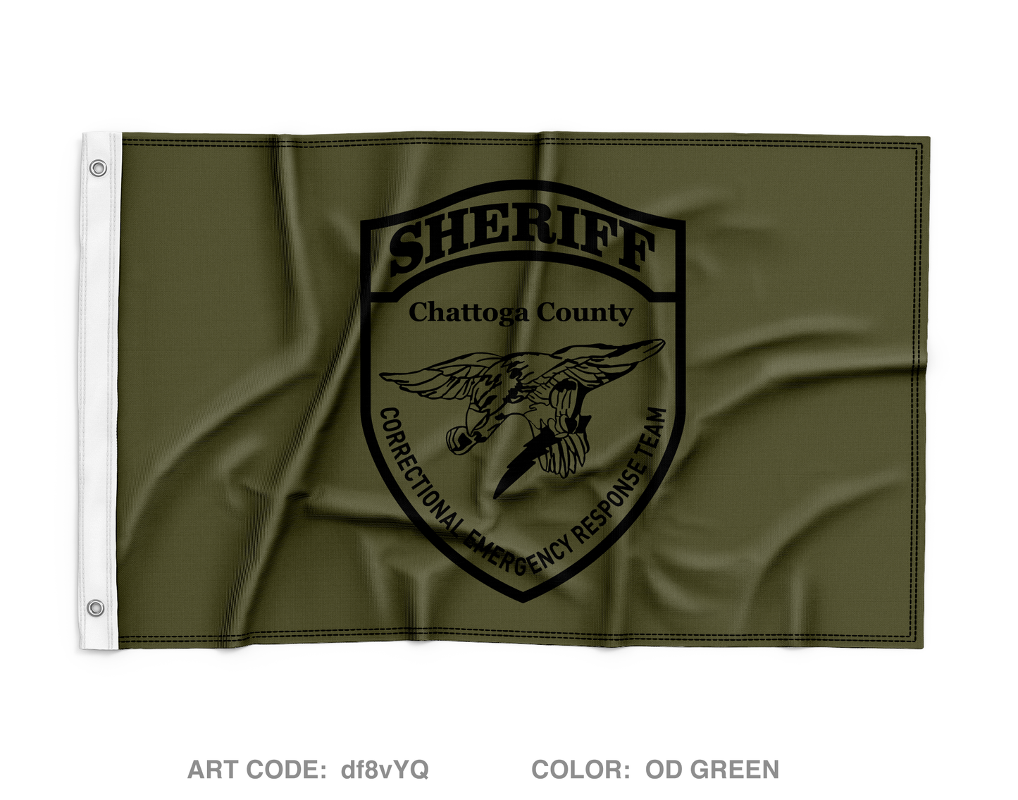 Chattooga County Sheriff’s Office CERT team Wall Flag - df8vYQ