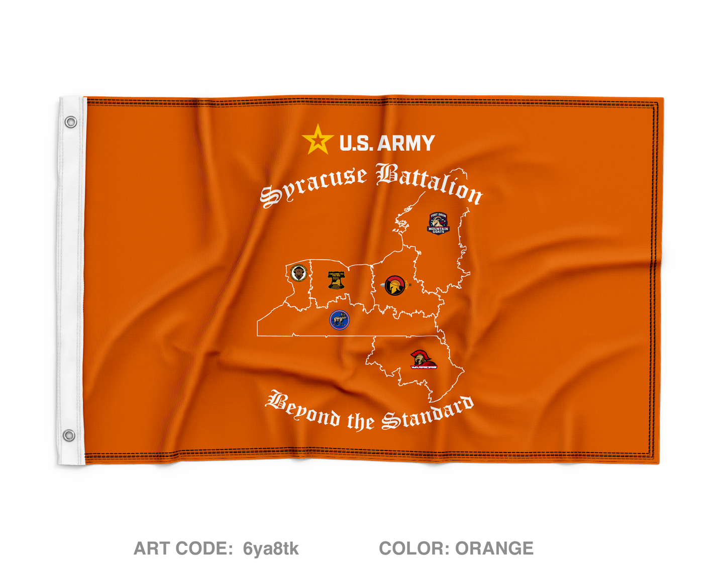 Syracuse Recruiting Battalion Wall Flag - 6ya8tk