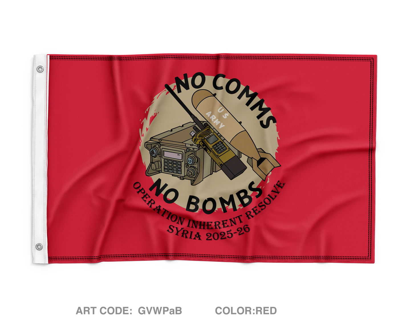 1-133 IN Wall Flag - GVWPaB