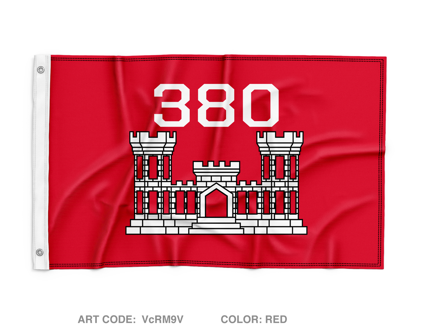 380TH ESC Wall Flag - VcRM9V