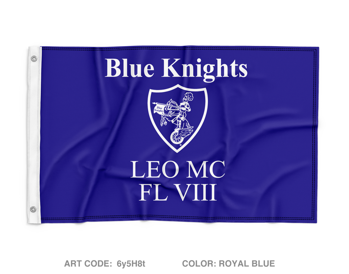 Blue knights Wall Flag - 6y5H8t