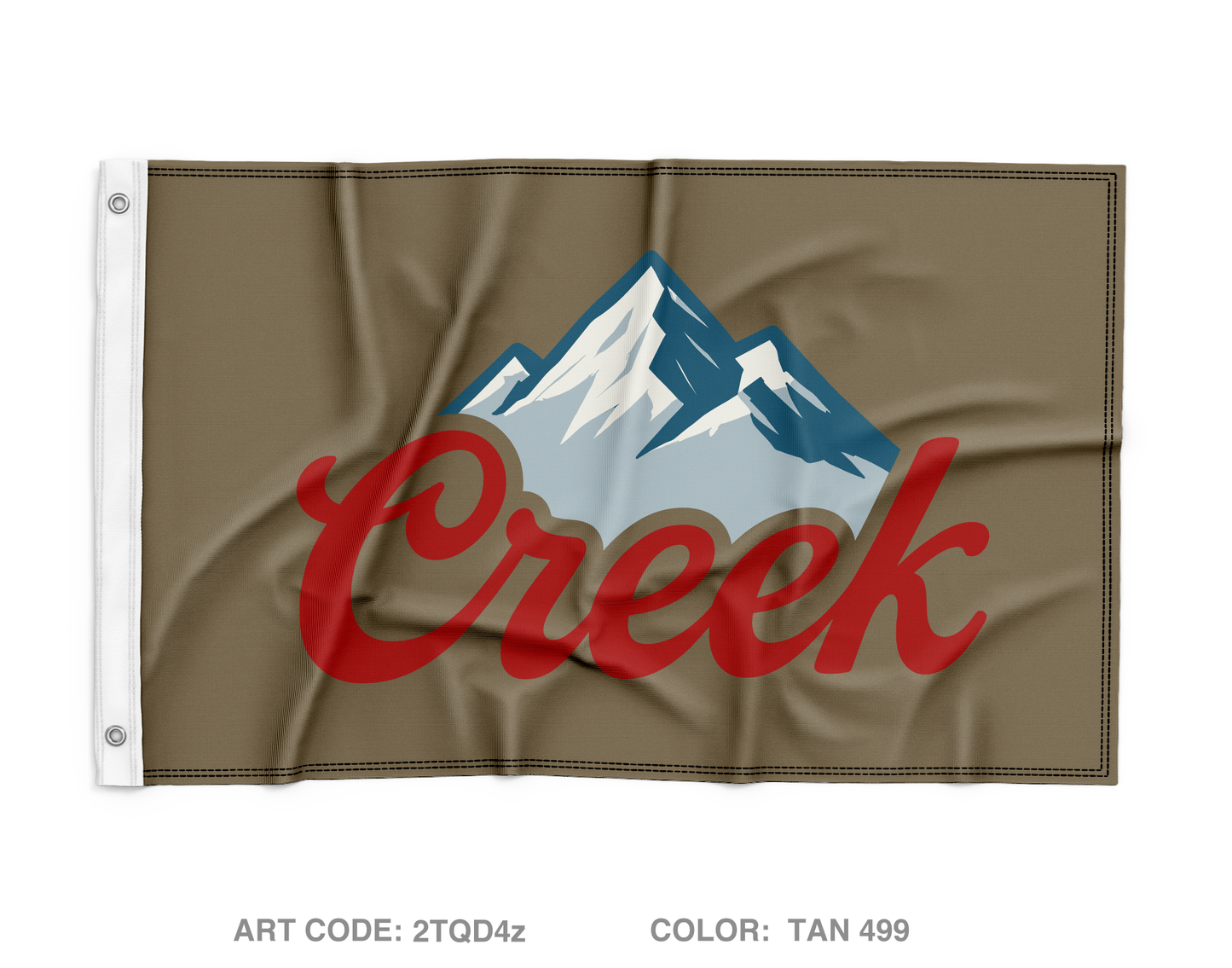 Creek Wall Flag - 2TQD4z