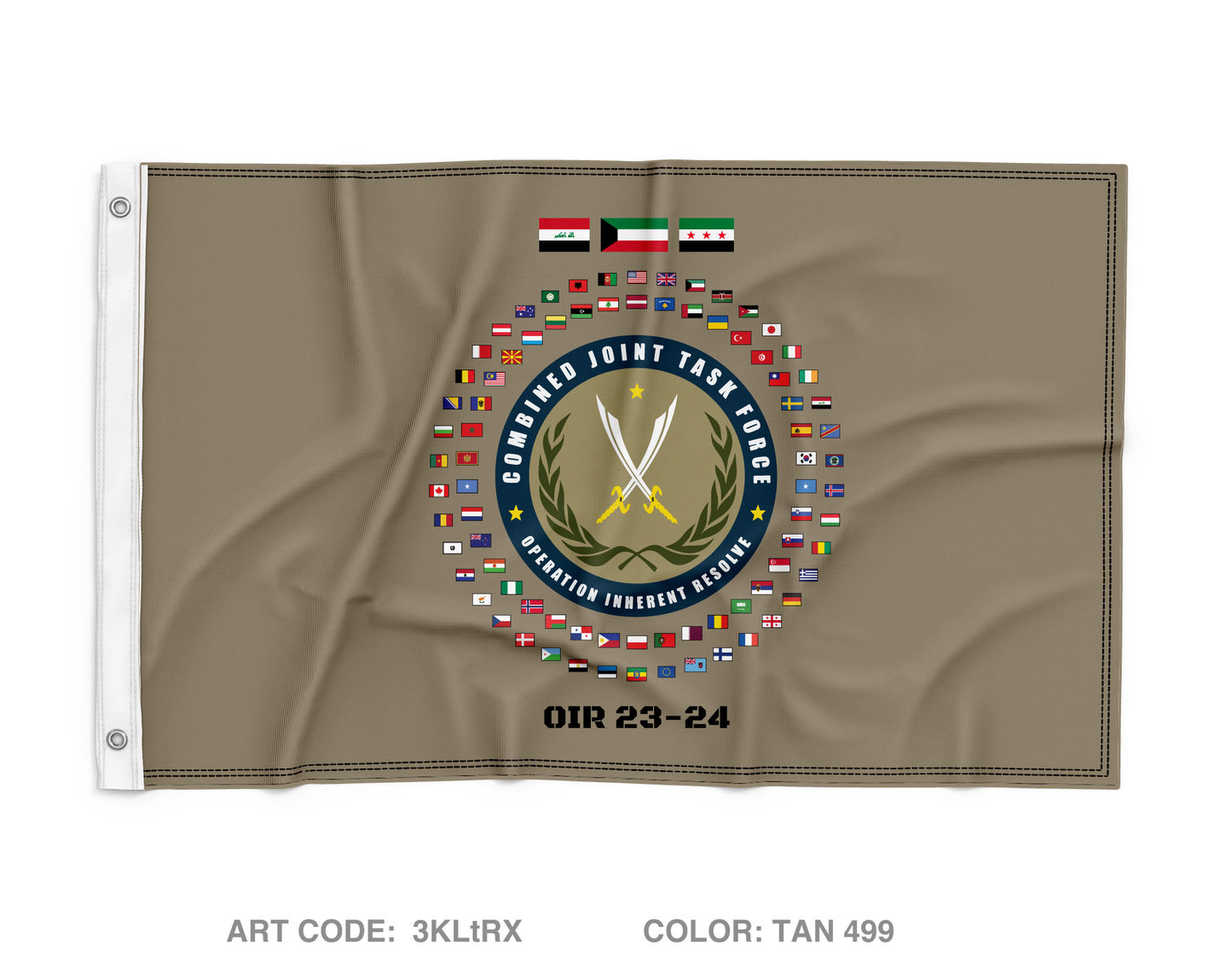 1-89 cavalry Wall Flag - 3KLtRX
