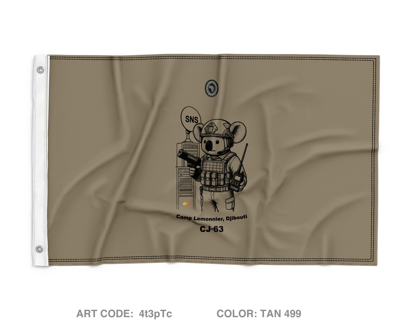 CJ63 Wall Flag - 4t3pTc