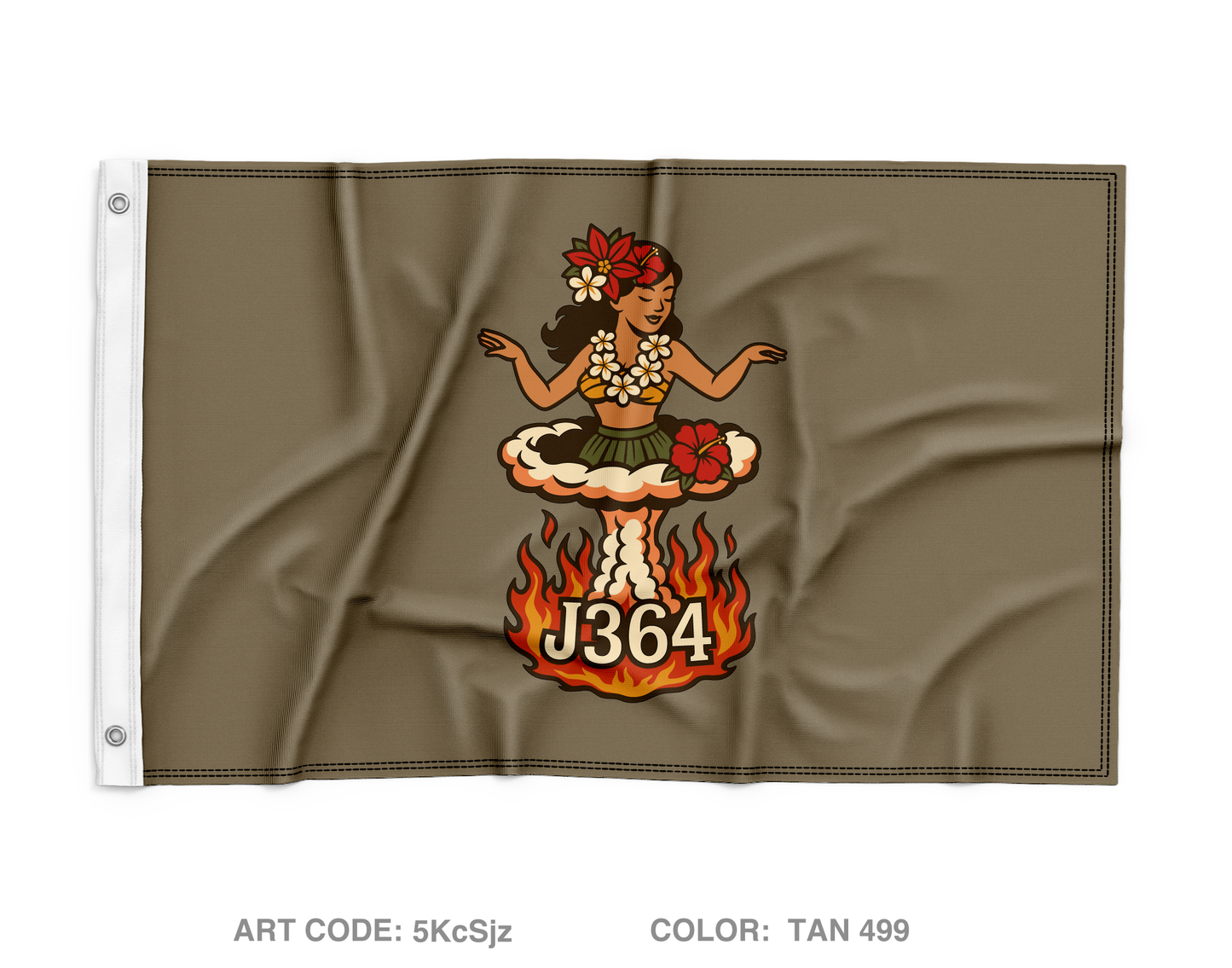 J364 USINDOPACOM Wall Flag - 5KcSjz