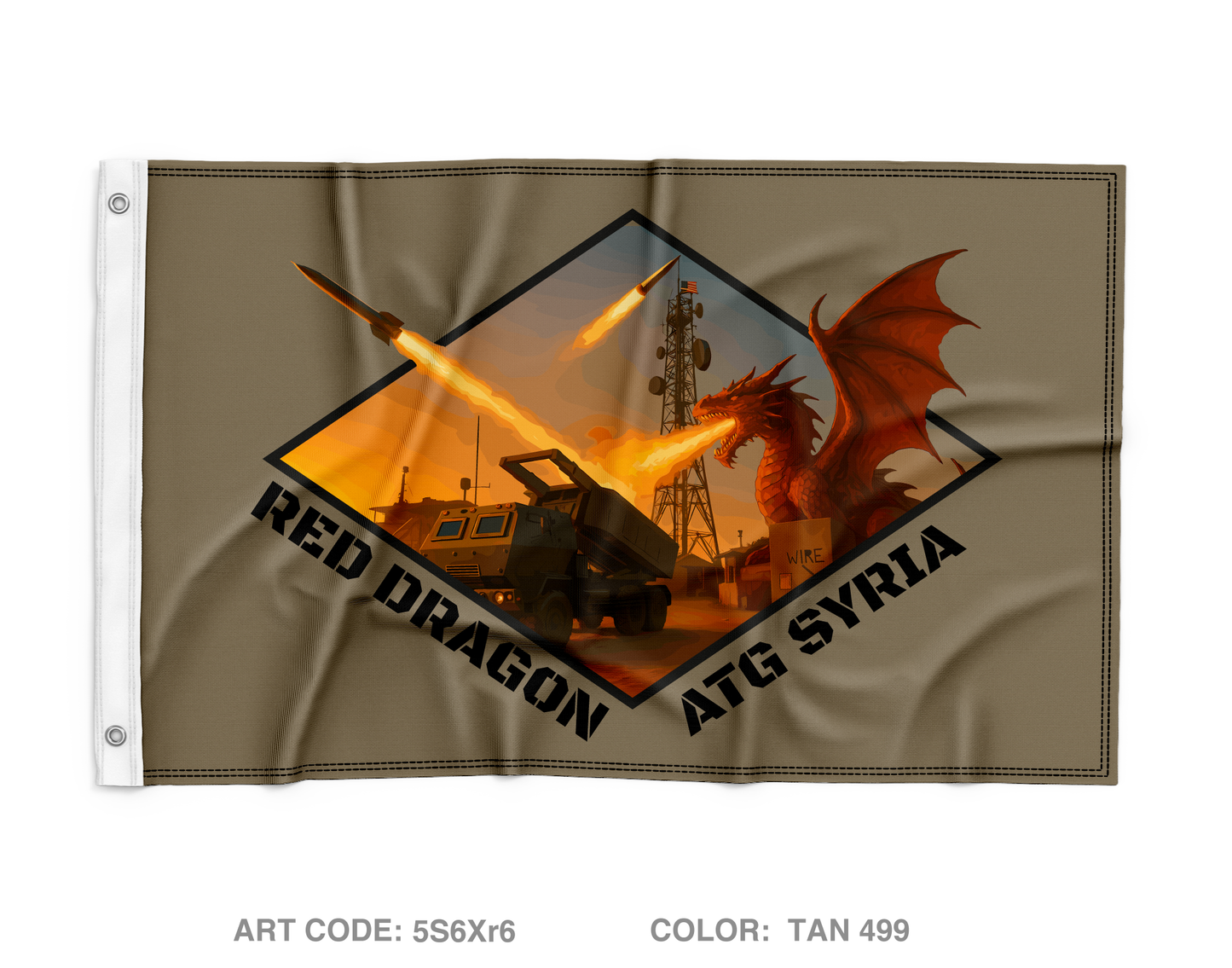 Bravo 3-116FA Wall Flag - 5S6Xr6