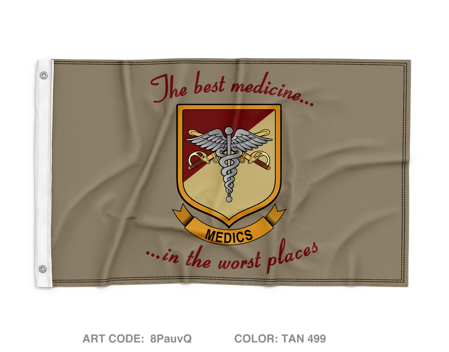 1/18 CAV Medics Wall Flag - 8PauvQ