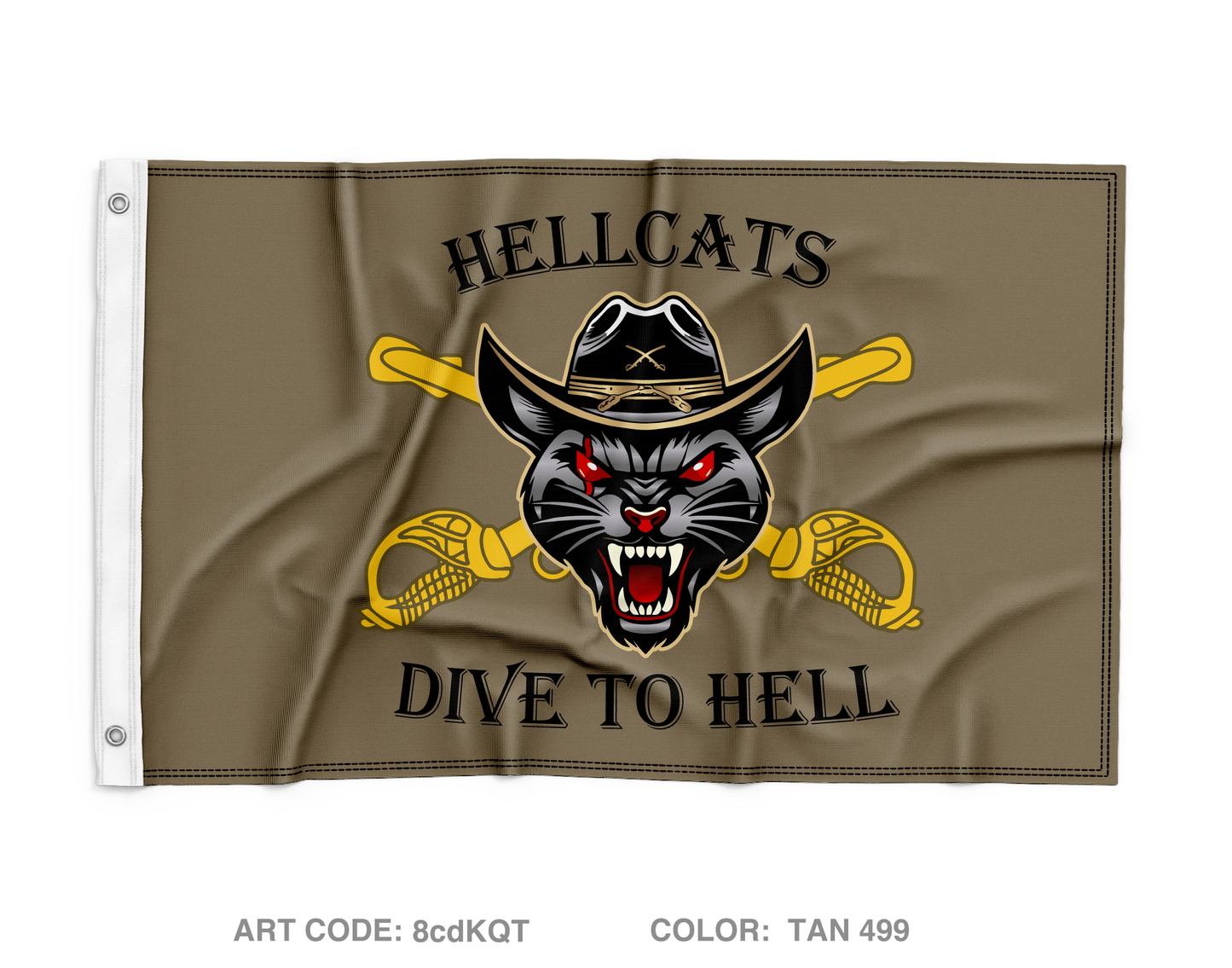 HHT/1-113 CAV Fundraising Collection Wall Flag - 8cdKQT