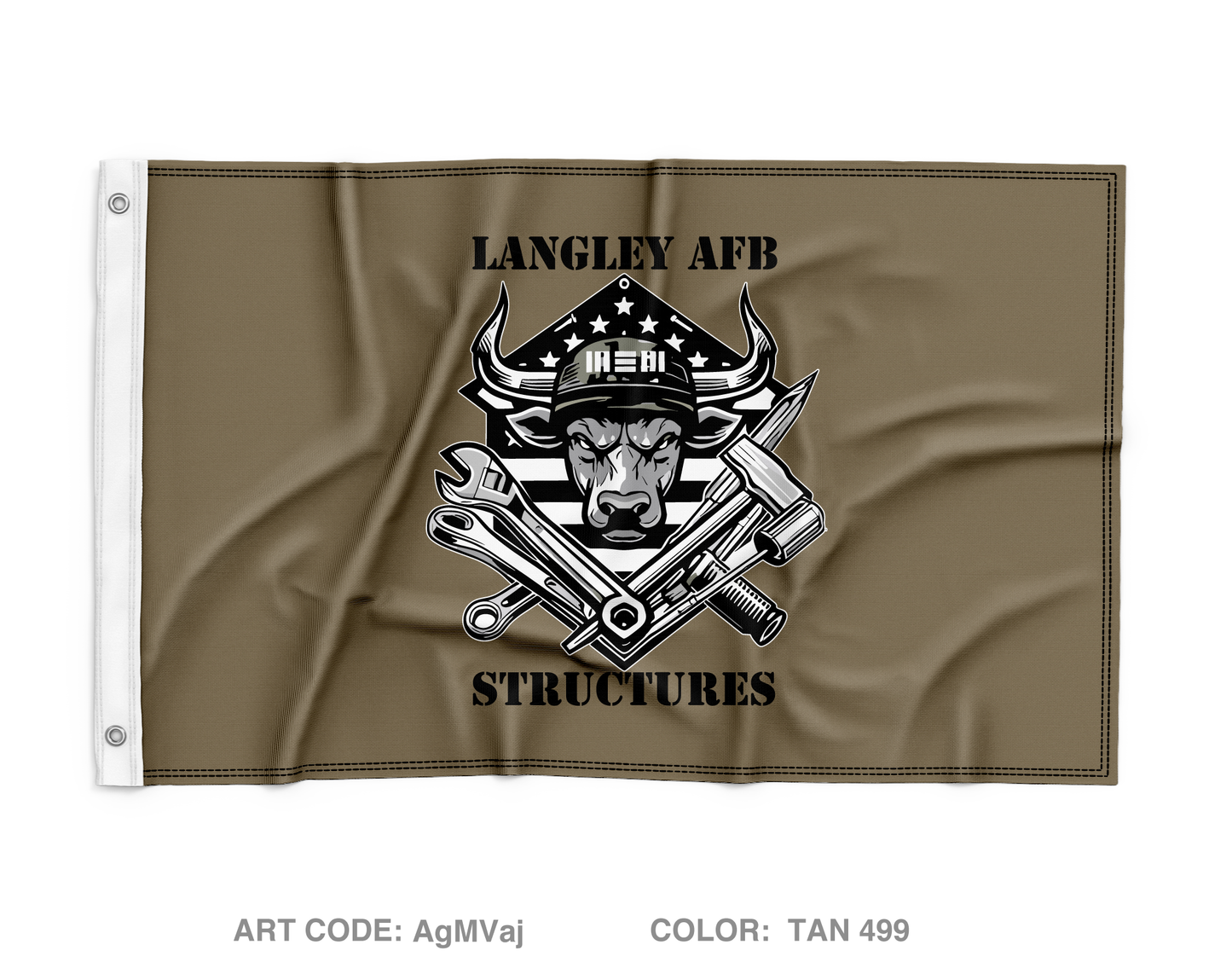 633 Structures Shop Fundraising Collection Wall Flag - AgMVaj