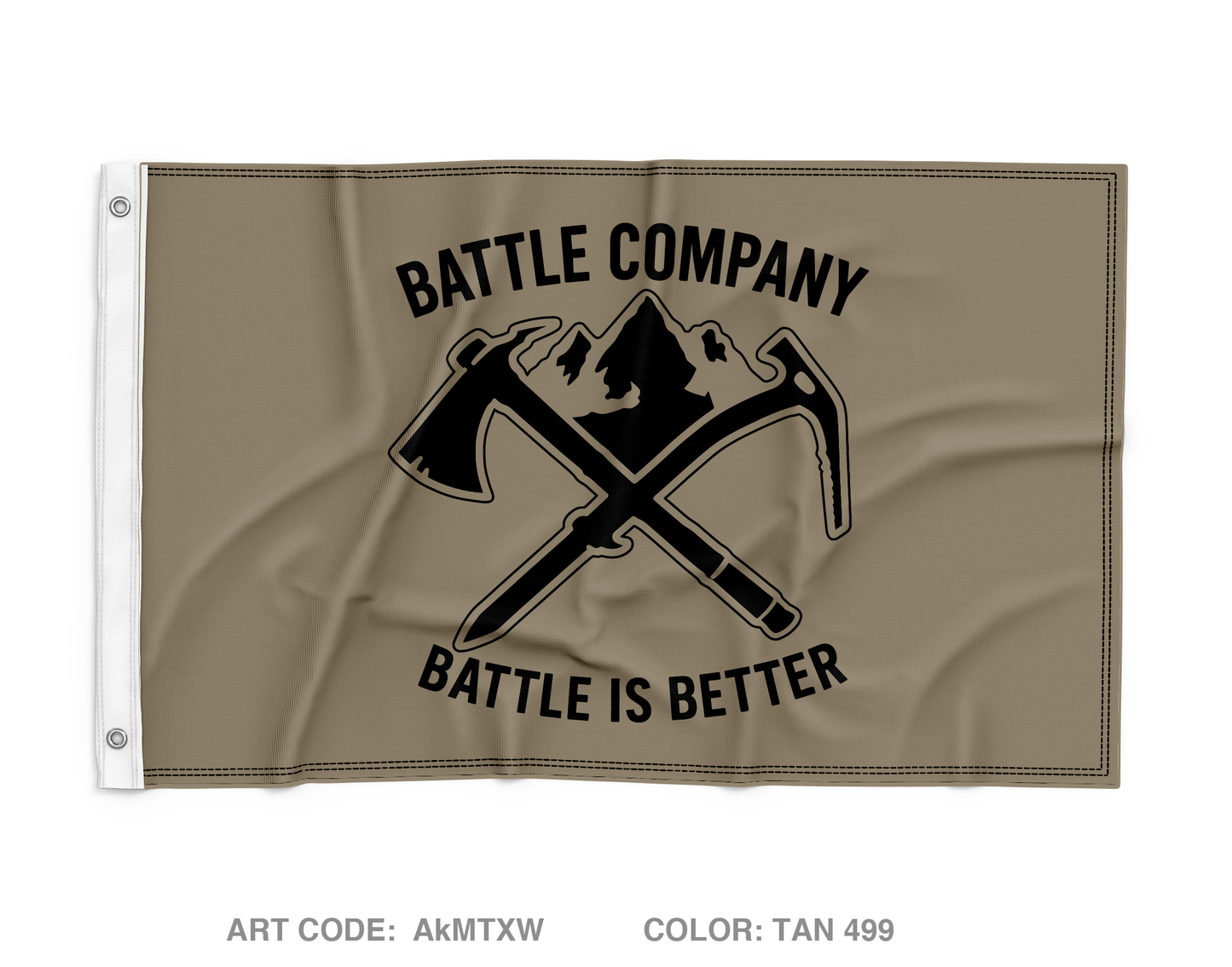 BCO 1-32IN Wall Flag - AkMTXW