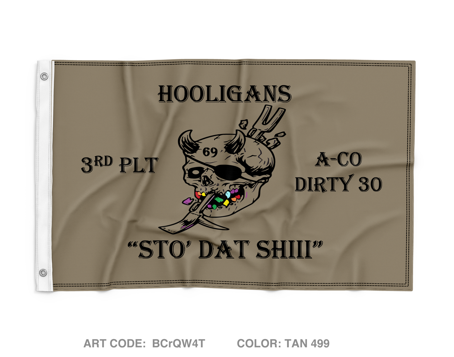 HOOLIGANS Store 1 Wall Flag - BCrQW4