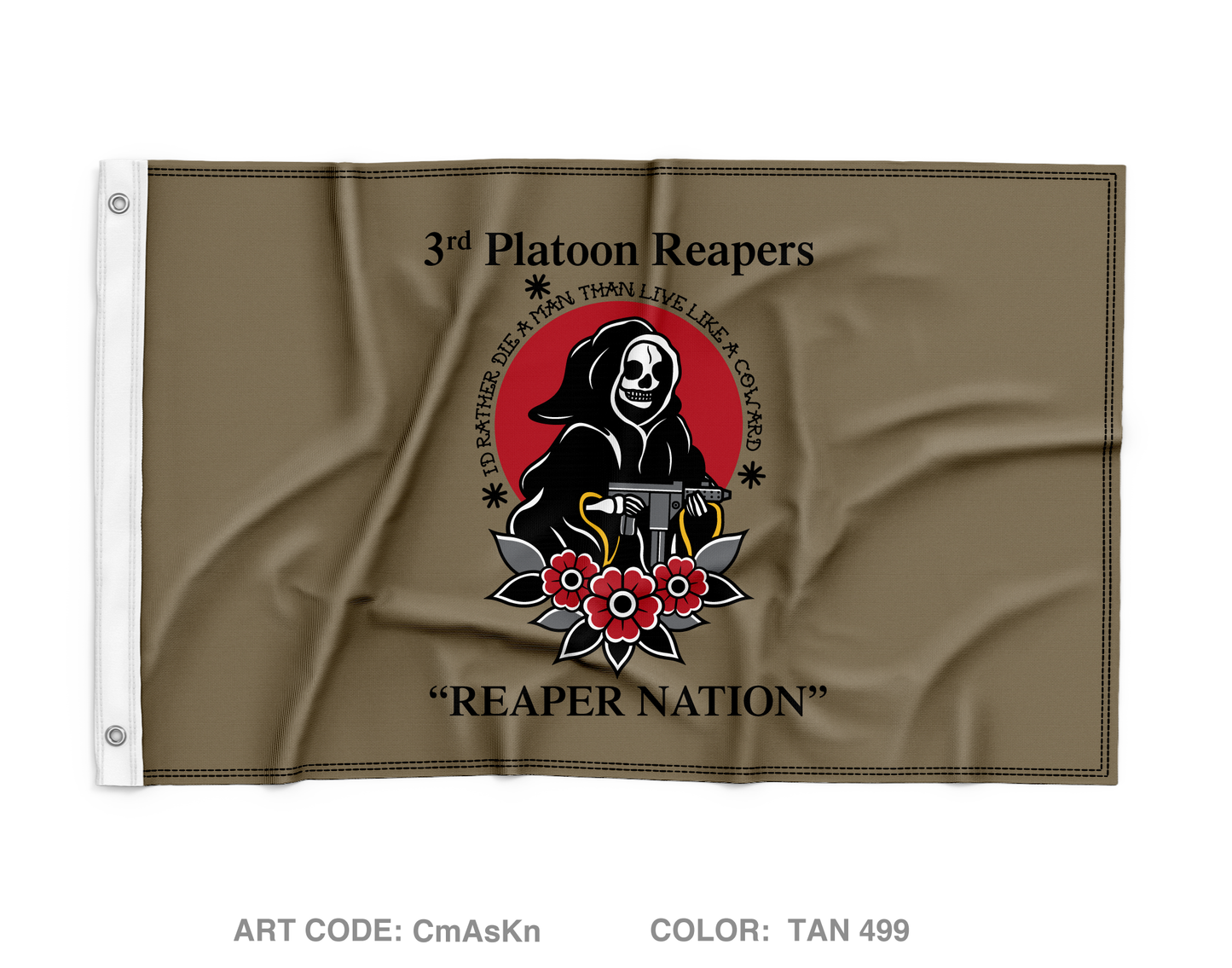 3rd SQDN 2nd CR Wall Flag - CmAsKn