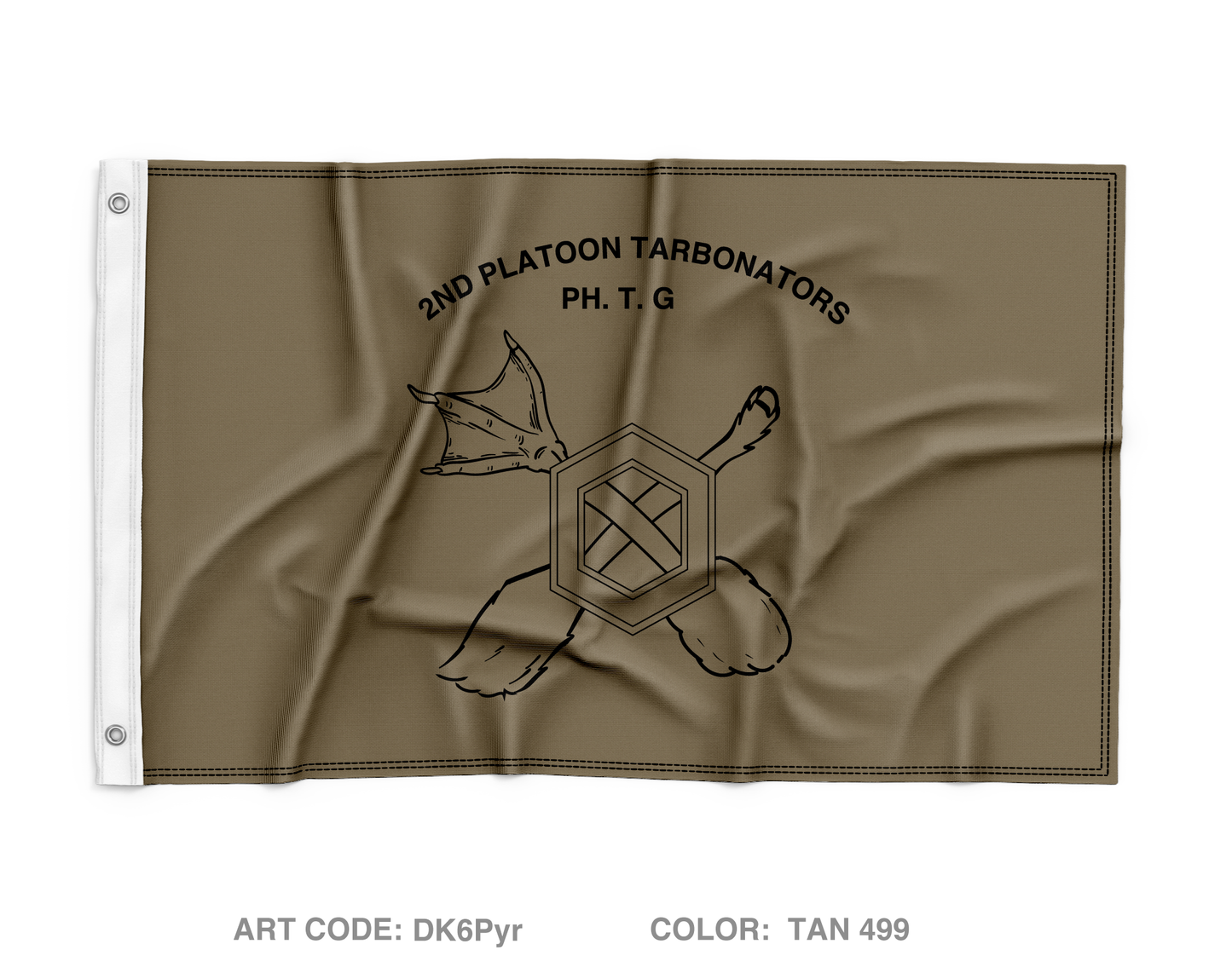 CBRN ALC 004-25 Wall Flag - DK6Pyr