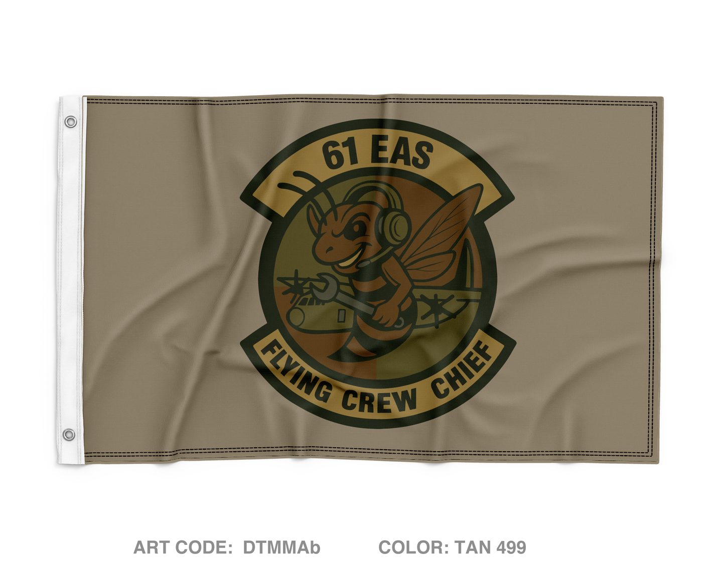 61st EAS Wall Flag - DTMMAb