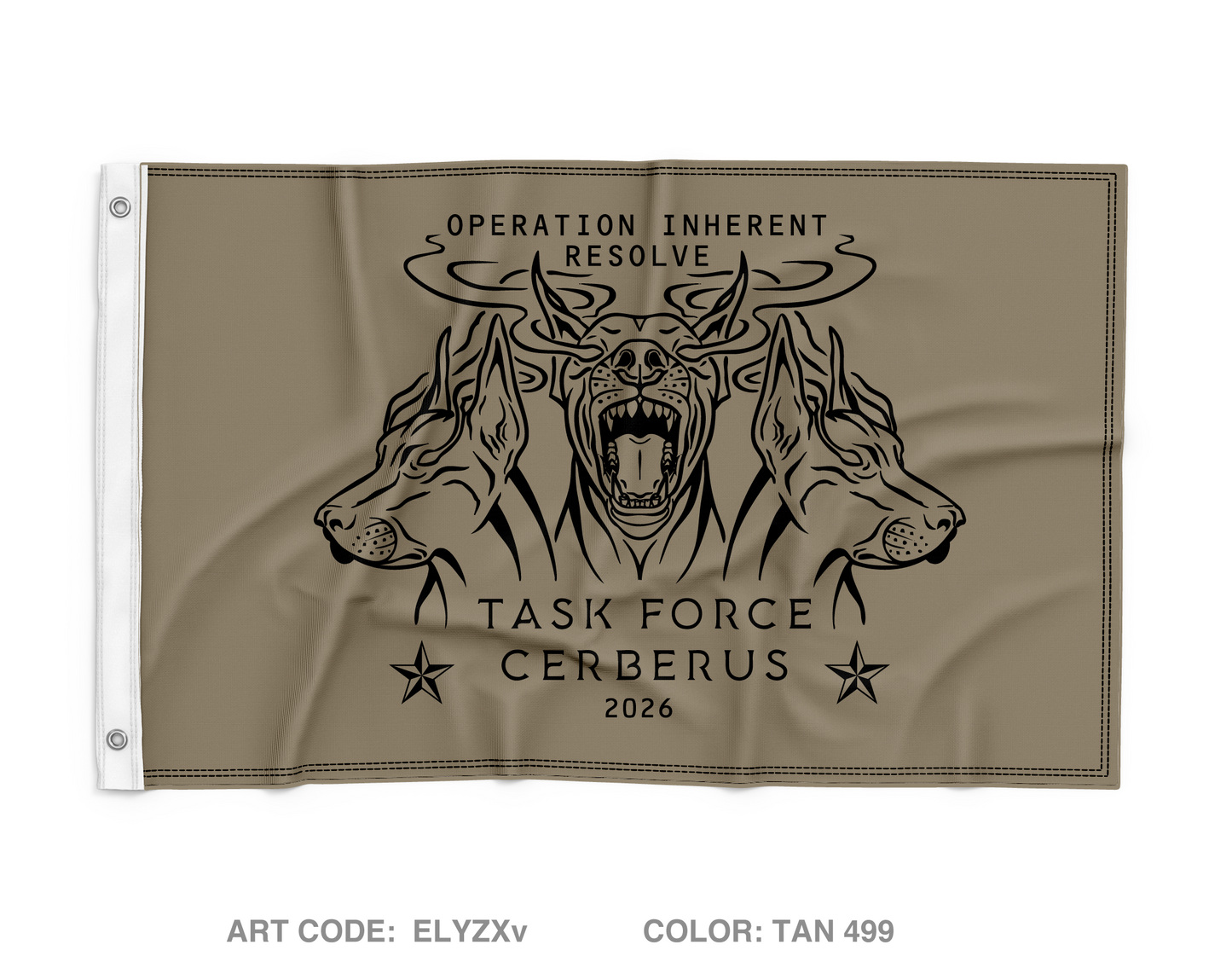 1001st Quartermaster Company Wall Flag - ELYZXv