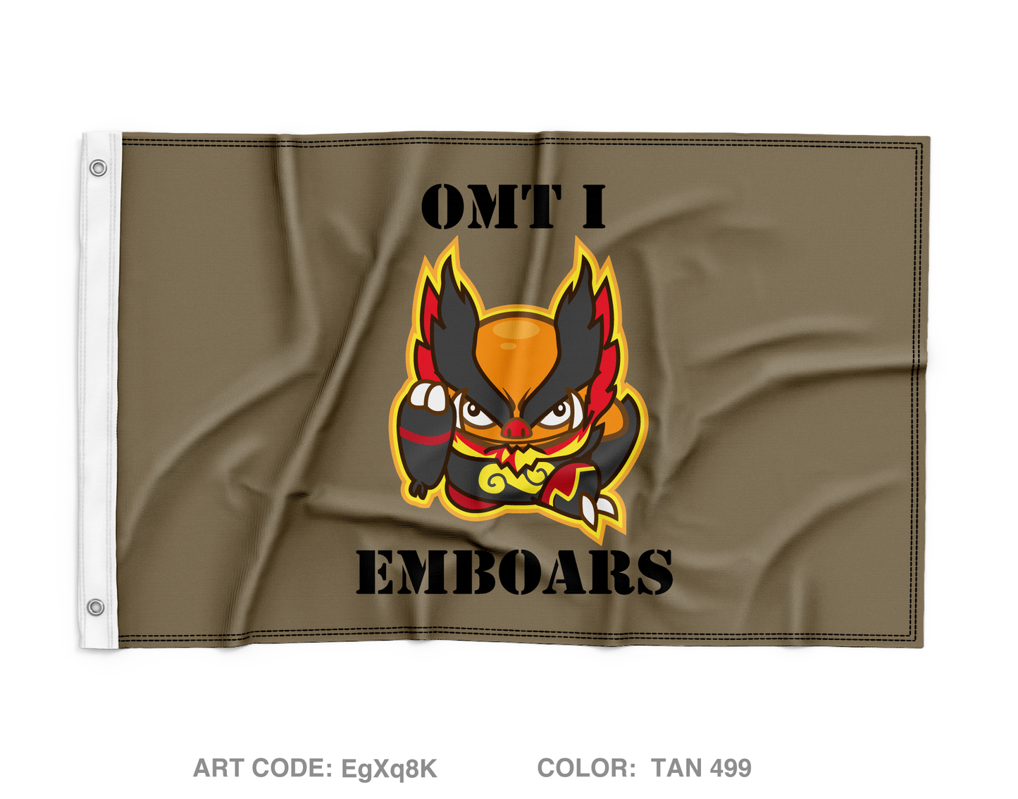 35M10 Course 25-006 OMT 1 Wall Flag - EgXq8K
