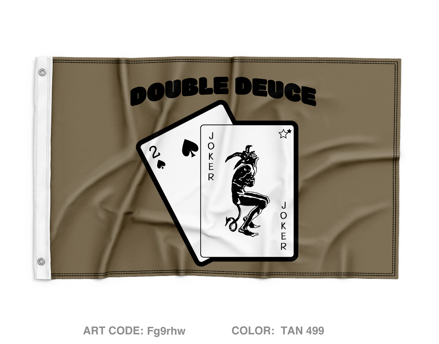 Bravo 2-2 Double Deuce Wall Flag - Fg9rhw