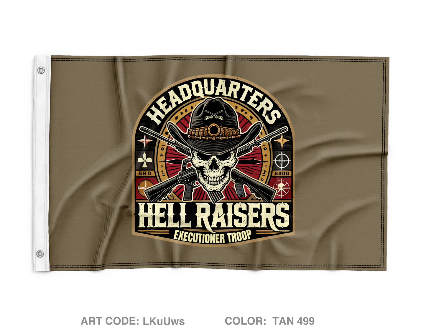 2-6 Cav, Echo Troop (ETRP) Fundarising Collection Wall Flag - LKuUws