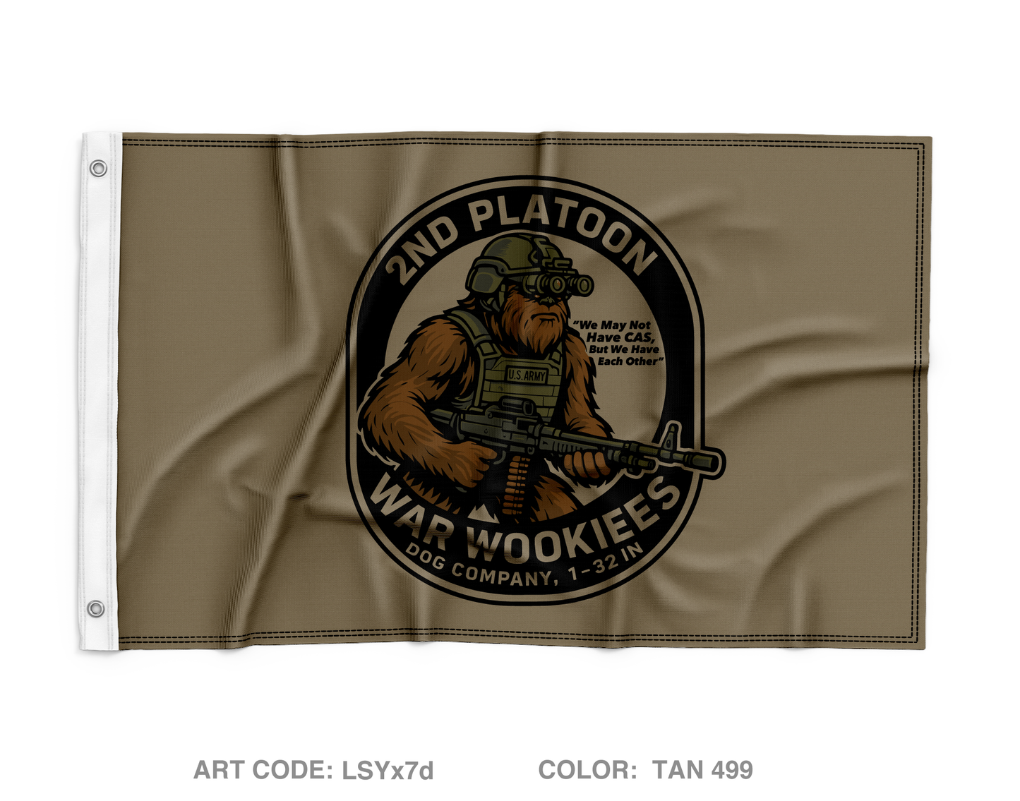 10th Mountain Wall Flag - LSYx7d