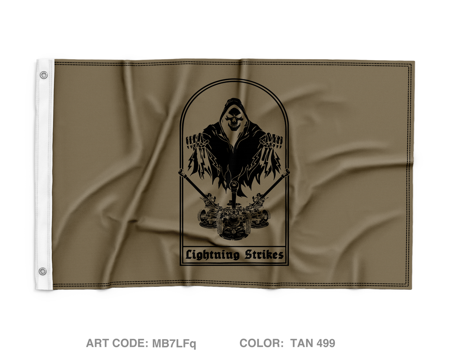 Alpha Battery 1-11th FA, 116th IBCT Wall Flag - MB7LFq
