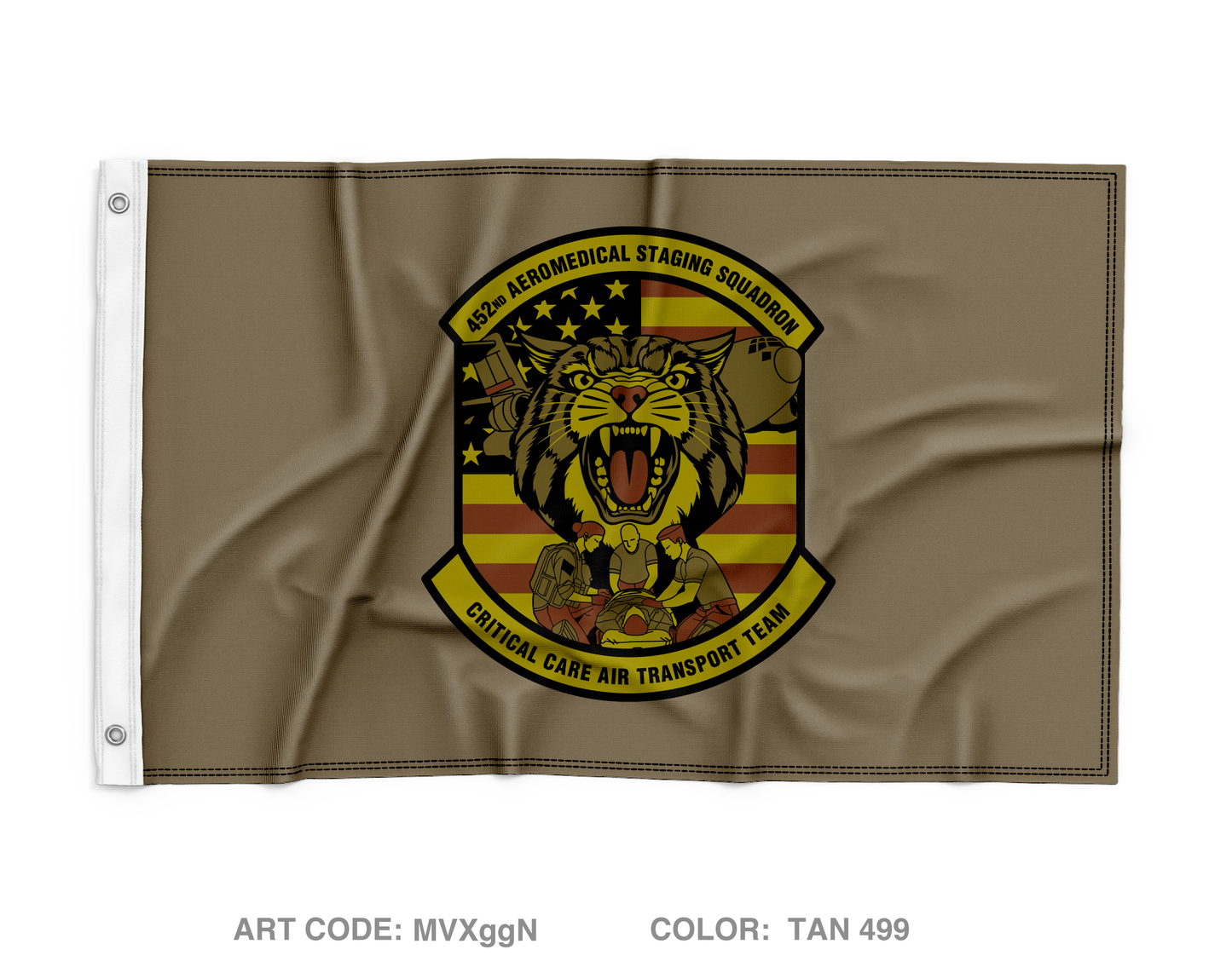 452nd CCATT Wall Flag - MVXggN