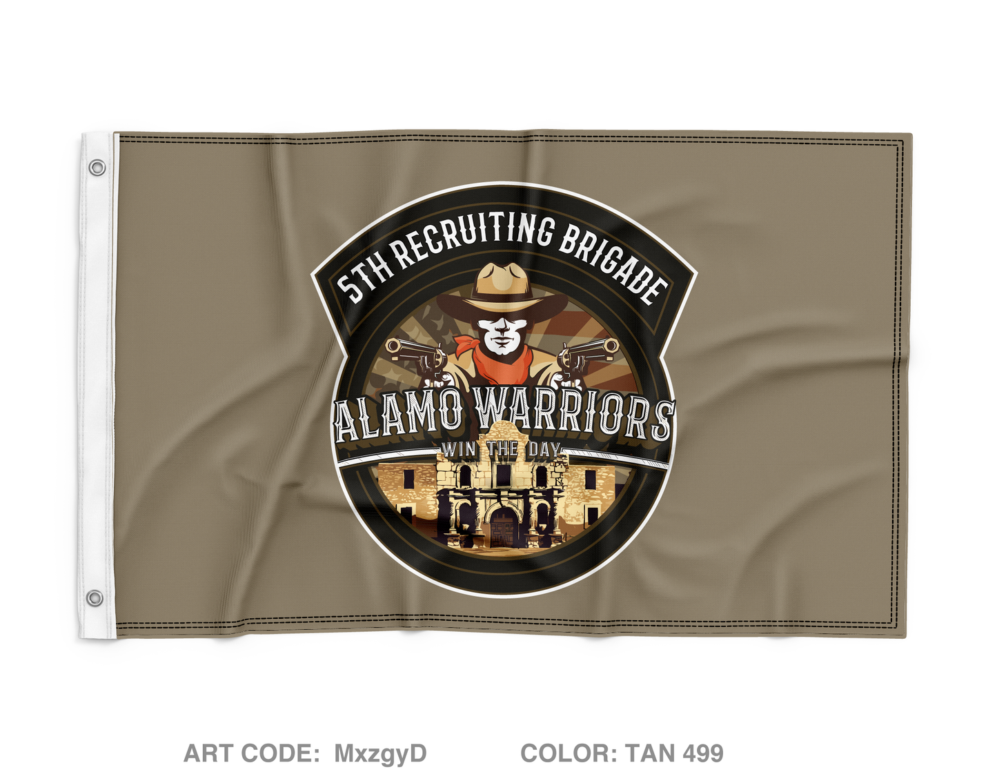 Alamo Warriors Wall Flag - MxzgyD