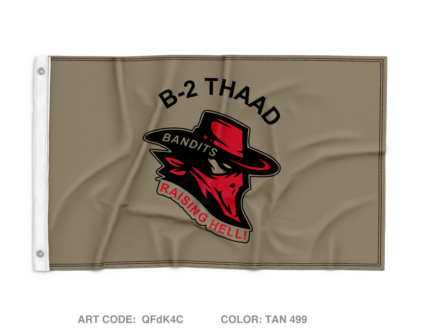 B-2 THAAD Wall Flag - QFdK4C