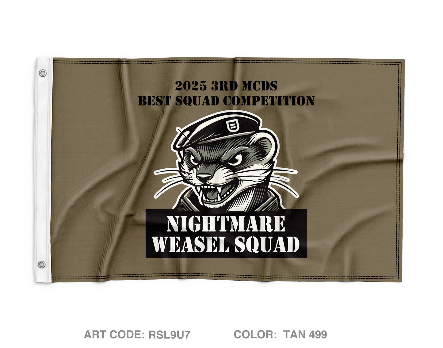 338th medical brigade Wall Flag - RSL9U7